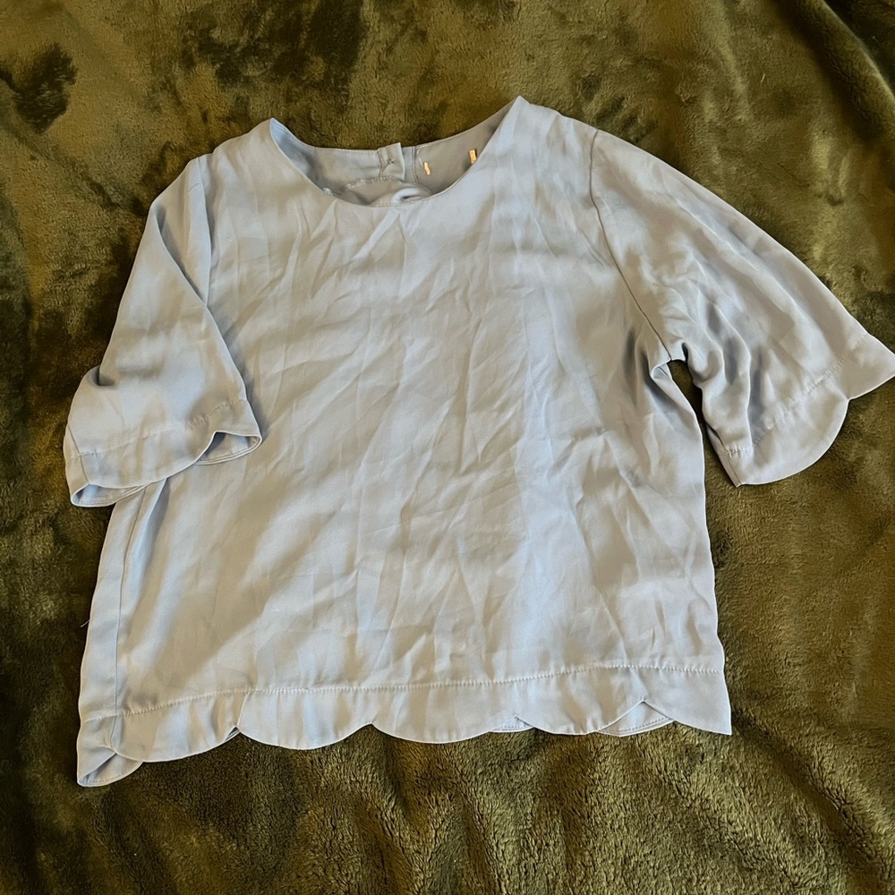 Baby Blue Blouse